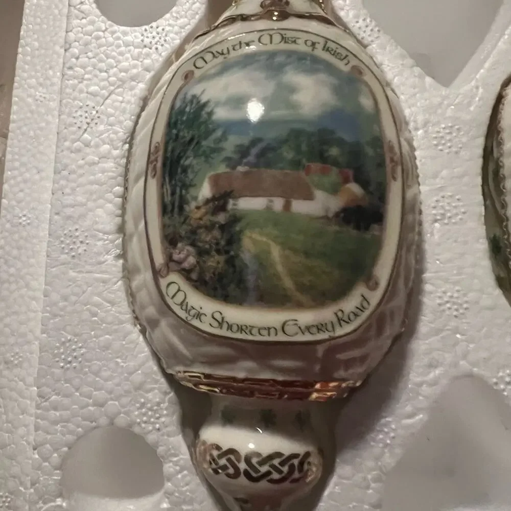 Bradford Editions 6th edition Irish Blessings Heirloom Porcelain ornaments